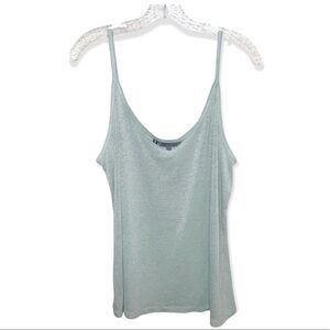 Jennifer Lopez green shimmer tank top